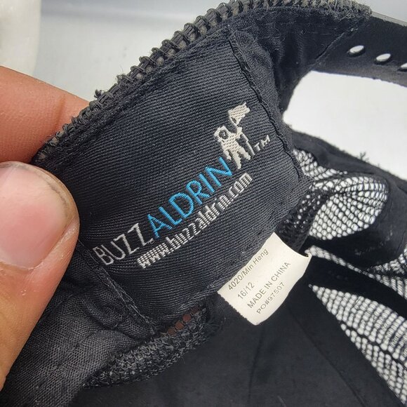 NASA Exploring Is My Game Trucker Hat Buzz Aldrin Cap Adjustable Outdoors Casual - Picture 6 of 10